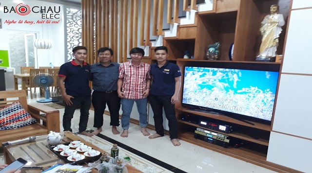 Dàn karaoke gia đình cao cấp nhà anh H tại Tphcm