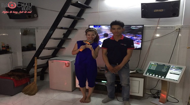 Lắp đặt dàn karaoke cho một gia đình tại Quận 8 Tphcm