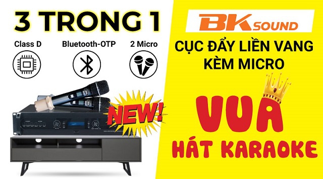 Những ưu điểm của cục đẩy liền vang kèm micro làm nức lòng dân sành âm thanh