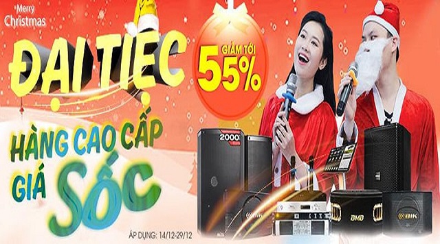 Vui giáng sinh – Rinh quà khủng với ưu đãi giảm sốc tới 55% các sản phẩm cao cấp chính hãng
