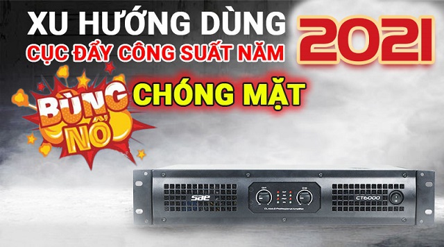 Xu hướng dùng cục đẩy công suất bùng nổ khủng khiếp năm 2020
