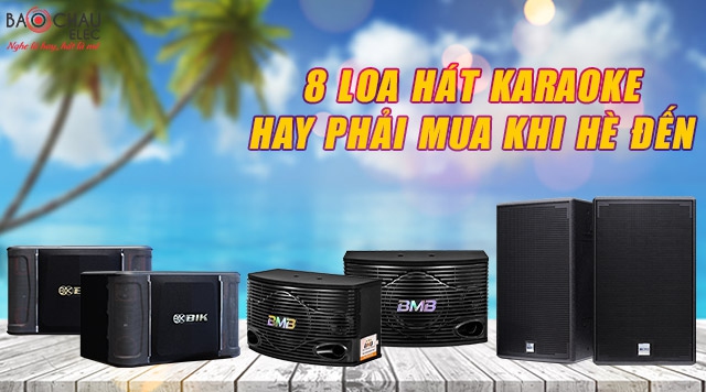 8 loa hát karaoke hay, nhất định phải mua khi Hè đến