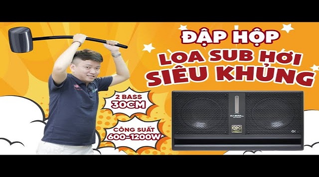 Đập Hộp Loa Sub Hơi Siêu KHỦNG BIK BJ W88 Plus Nhật