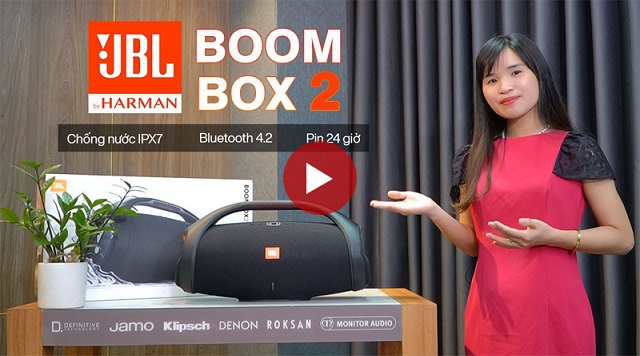 Bùng nổ với Loa JBL Boombox 2 - Âm Thanh Chân Thực, Sống Động, Pin 24h, Chống nước