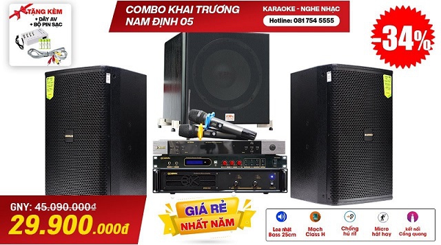 Combo khai trương Nam định Giảm Giá lớn + Quà tặng - Chỉ duy nhất khai trương, mua ngay kẻo lỡ