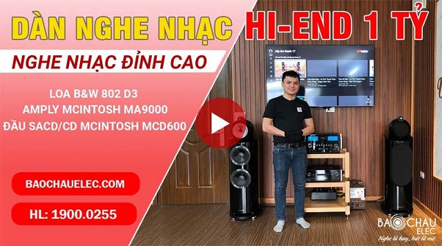 Dàn nghe nhạc Hi-end 1 Tỷ cho anh Phương tại Hòa Bình