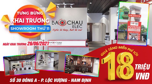 Lộ diện quà tặng miễn phí dành cho khách hàng dịp khai trương showroom Bảo Châu Elec Nam Định