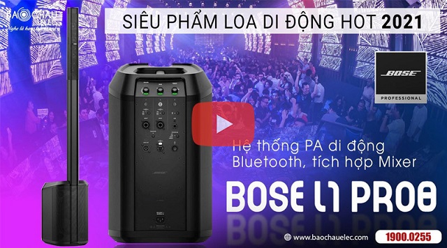 Loa Bose L1 Pro8 - Loa Di Động Biểu Diễn Chuyên Nghiệp, Bluetooth, có Mixer, hát karaoke, nghe nhạc