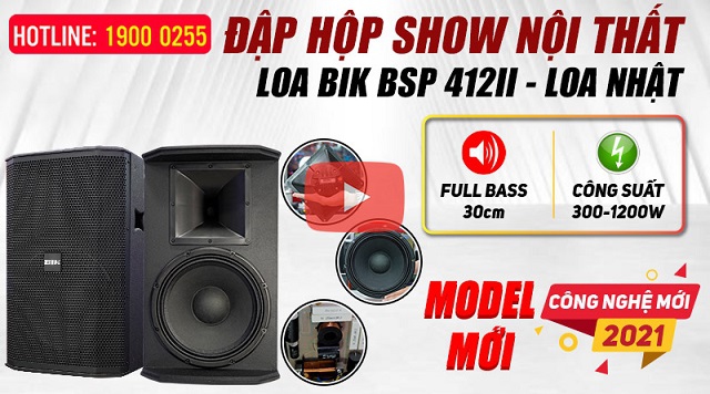 Đánh giá Loa BIK BSP 412II Cao Cấp Full Bass 30cm, Model mới, công nghệ mới 2021 Có gì đặc biệt