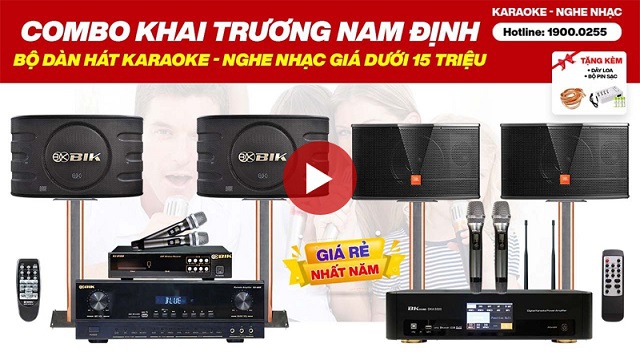 Hát karaoke tại gia với Dàn karaoke Đồng Bộ BIK 07 Nhật Giá Rẻ