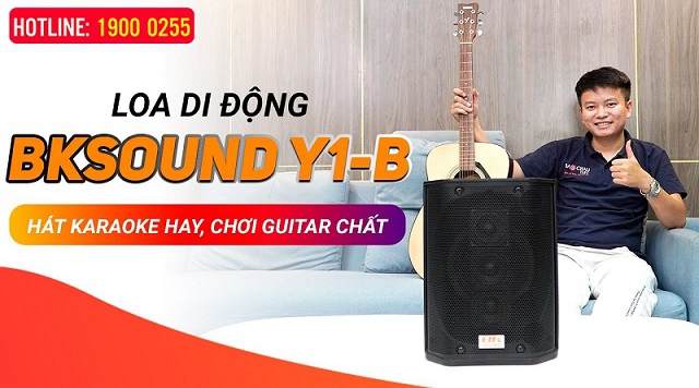 Loa di động BKSound Y1B - Loa nhỏ gọn mà hát karaoke hay chơi guitar ngon