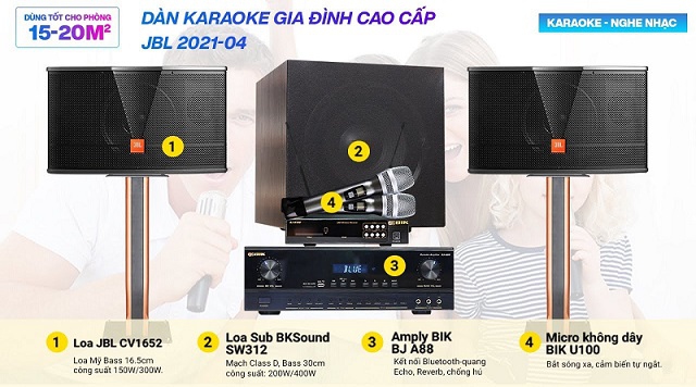 Phòng dưới 20m2 thì nên mua dàn karaoke nào hợp lý? Gợi ý bộ dàn giá rẻ dưới 20 triệu
