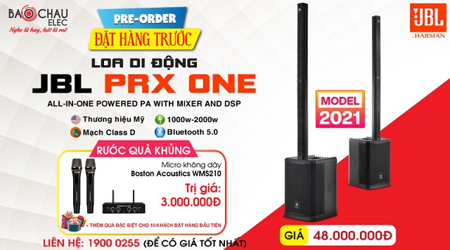 Đặt trước Loa JBL PRX One – Rước quà siêu khủng có một không hai
