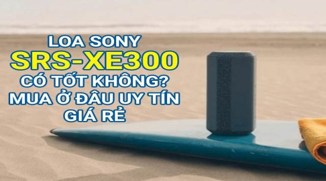 Loa Sony SRS-XE300 có tốt không? Mua ở đâu uy tín giá rẻ
