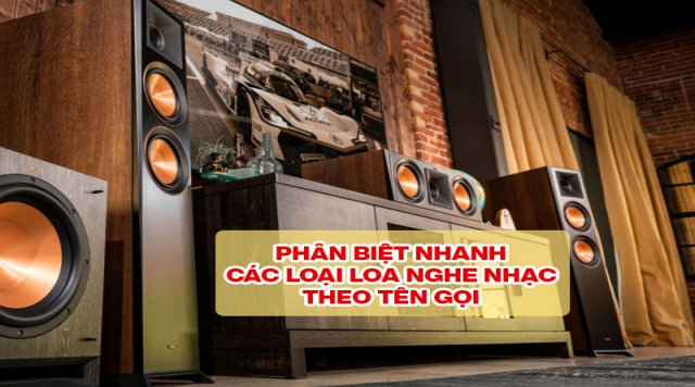 Phân biệt nhanh các loại loa nghe nhạc theo tên gọi ?
