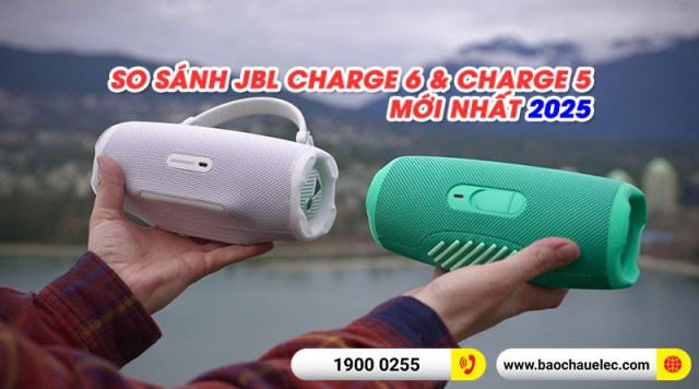 So sánh JBL Charge 6 và JBL Charge 5 – Bản nâng cấp đáng giá cho dân yêu nhạc