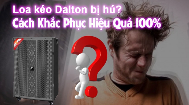 Hướng dẫn cách chỉnh loa kéo dalton không bị hú triệt để 100%