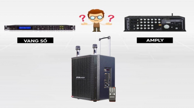 Nên chọn vang số hay amply phối ghép loa kéo bluetooth tốt hơn?	