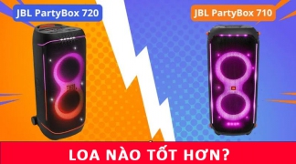 So sánh loa jbl partyox 720 vs 710 - Nâng cấp gì nổi bật?