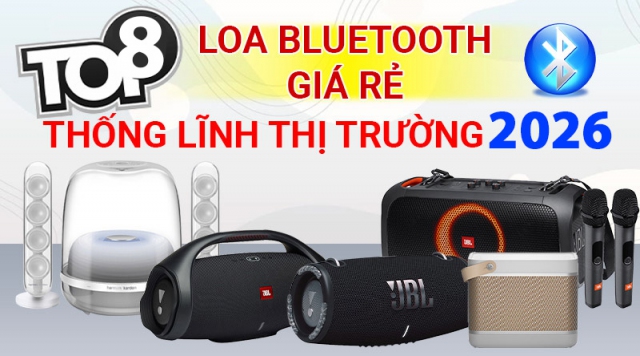 Top 8 loa bluetooth giá rẻ thống lĩnh thị trường năm 2026