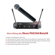 Bộ micro không dây Shure SVX24E/PG58