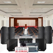 Dàn âm thanh hội trường 150m2 BC-Domus03