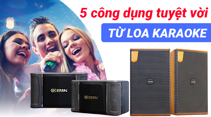 5 công dụng tuyệt vời từ loa karaoke