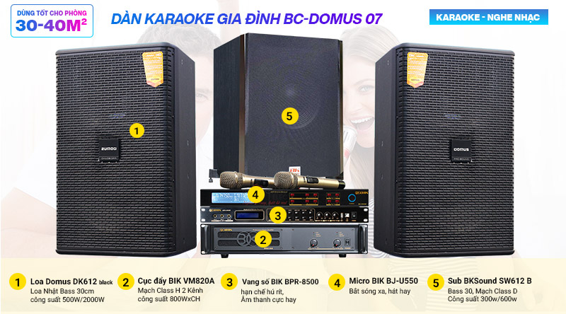 Dàn karaoke Domus