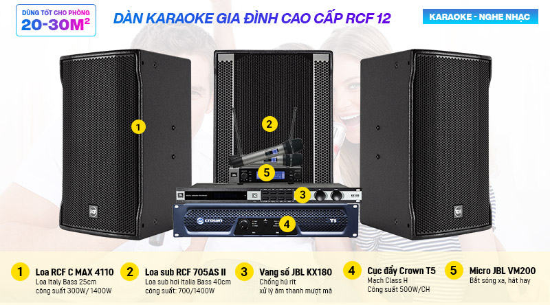 Dàn karaoke RCF