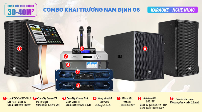 Combo khai trương Nam định 06